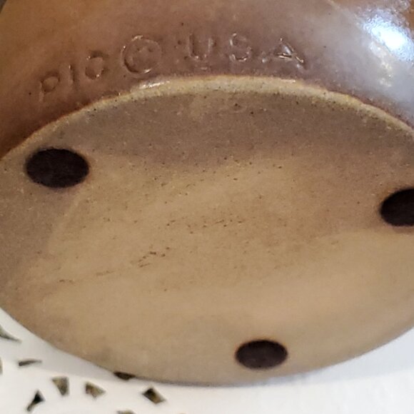 Pottery Craft California Vintage Handcrafted Stoneware 6" H ~ Earthtone Browns - Picture 5 of 5